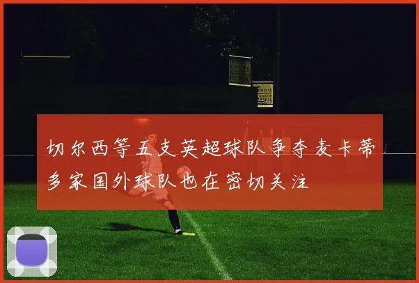 切尔西等五支英超球队争夺麦卡蒂多家国外球队也在密切关注